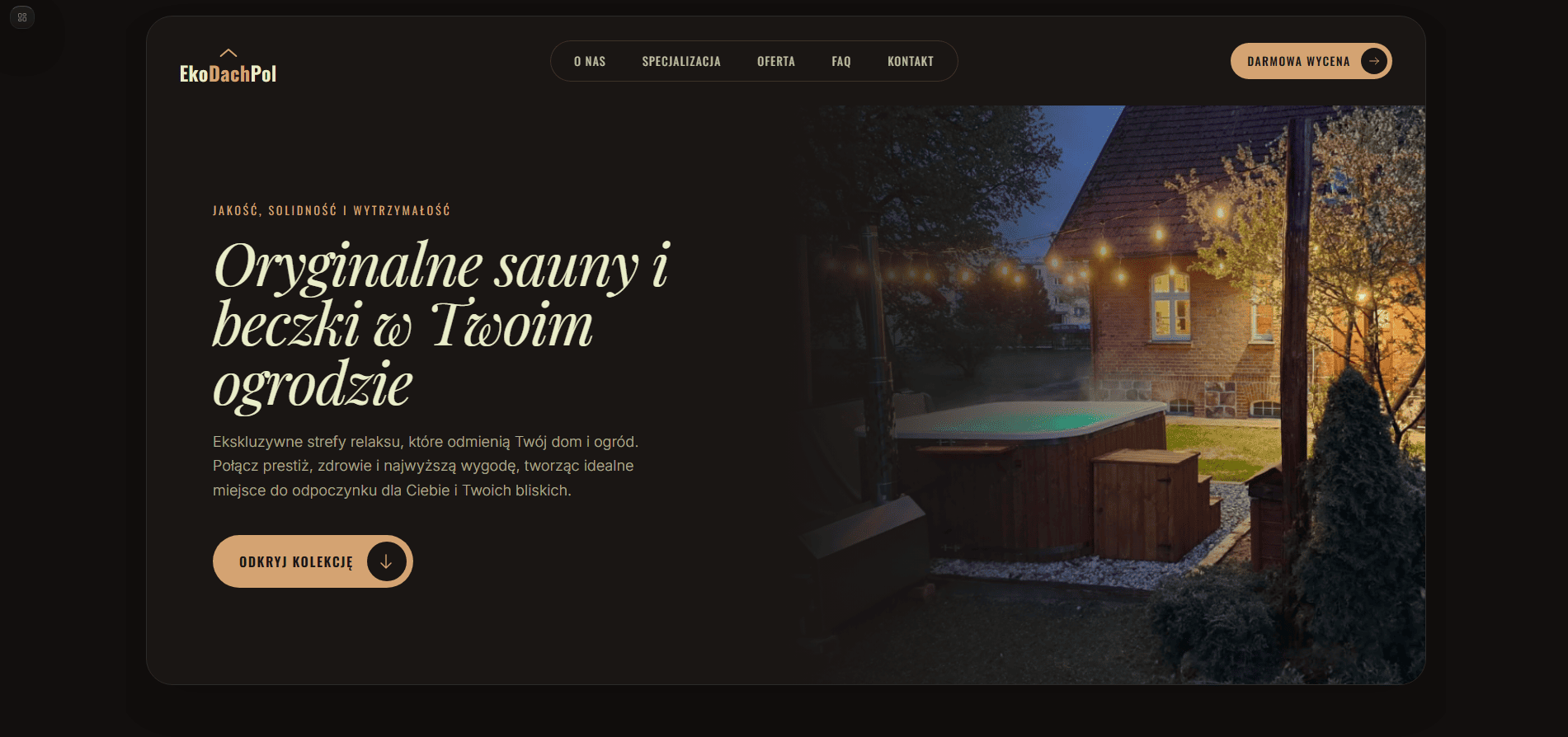 Zrzut ekranu Demo SPA