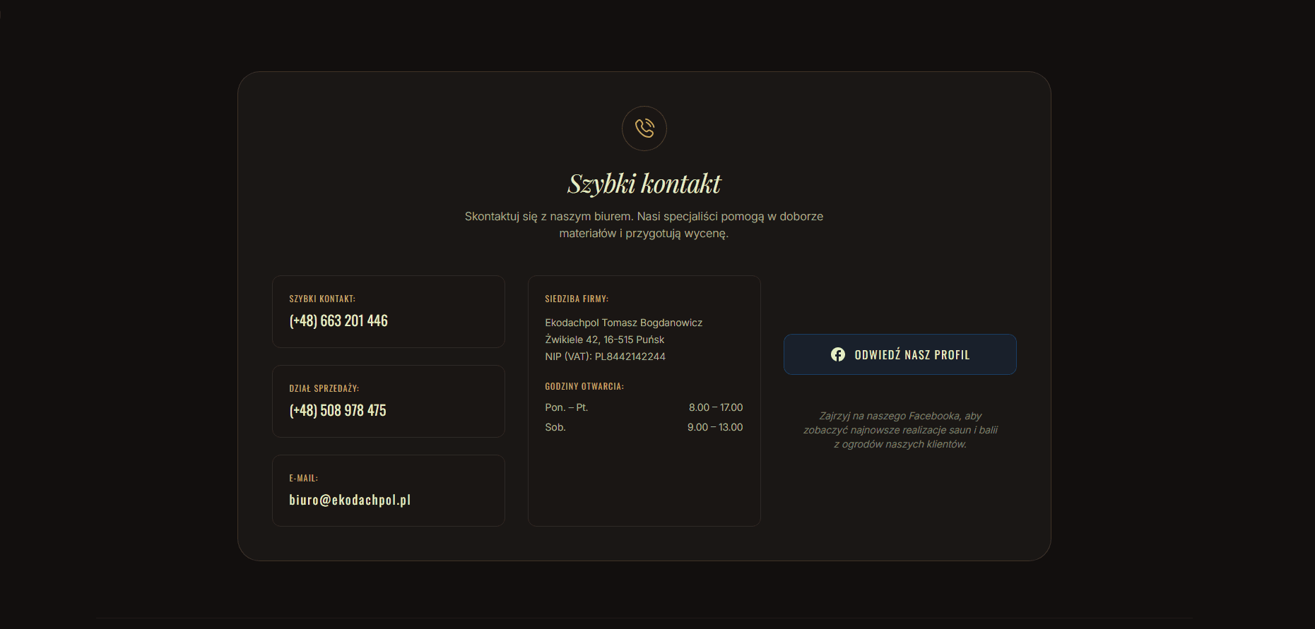 Zrzut ekranu Demo SPA