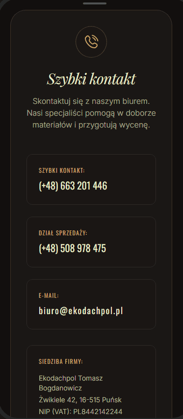 Zrzut ekranu Demo SPA