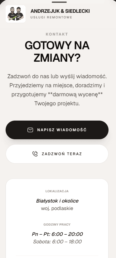 Zrzut ekranu Firma Remontowa