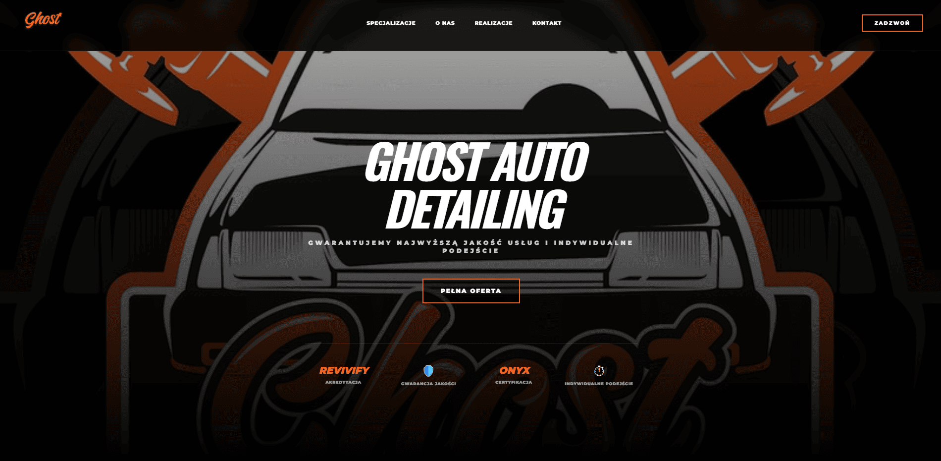 Zrzut ekranu Ghost Detailing