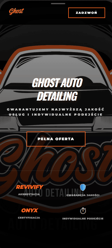 Zrzut ekranu Ghost Detailing