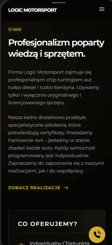 Zrzut ekranu Logic Motorsport