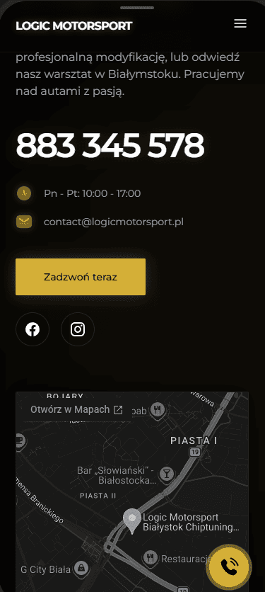 Zrzut ekranu Logic Motorsport